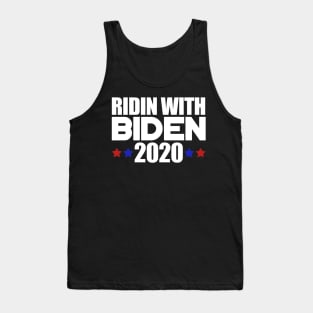 Ridin With Biden - Joe Biden President 2020 US Election Tank Top